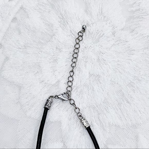 Cross Pendant Southwestern Turquoise Necklace - Picture 5 of 8